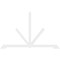 Ekena Millwork Vanguard Architectural Grade PVC Gable Bracket, 108"W x 67 1/2"H x 2"D x 4"F, 15/12 Pitch GBP108X68X0204VAN00 - alternate 4